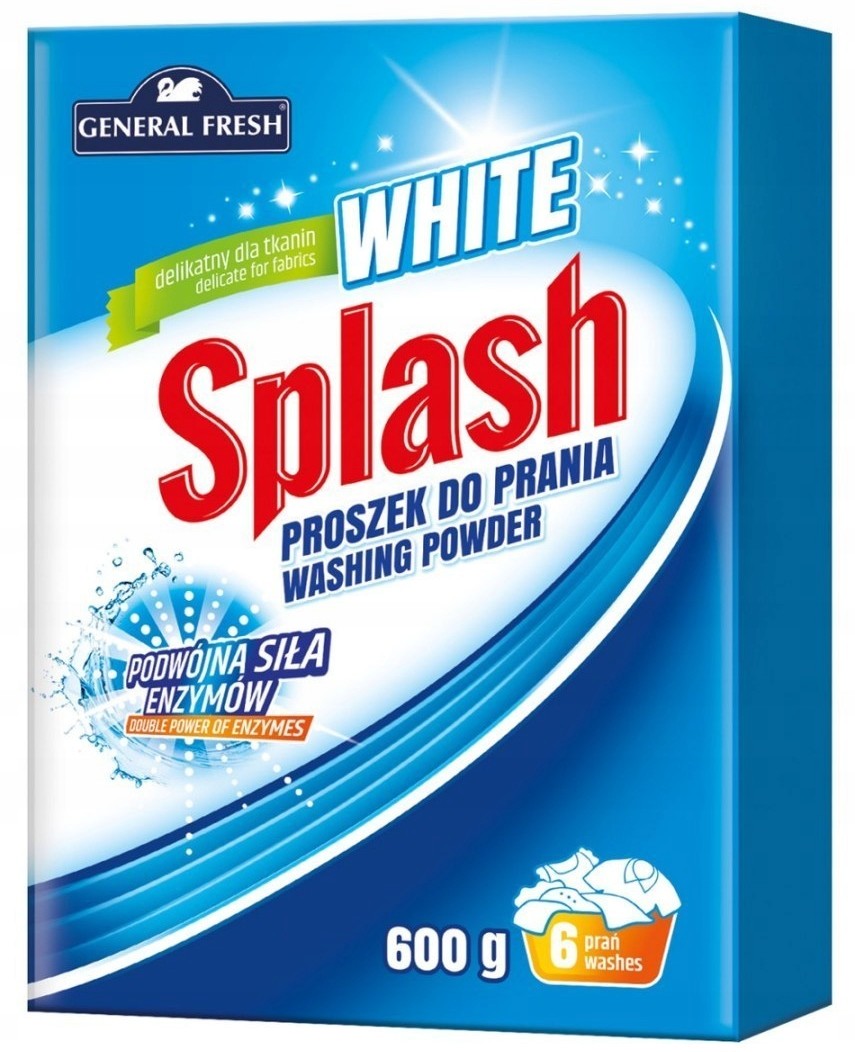 Proszek do prania Splash 600g biel