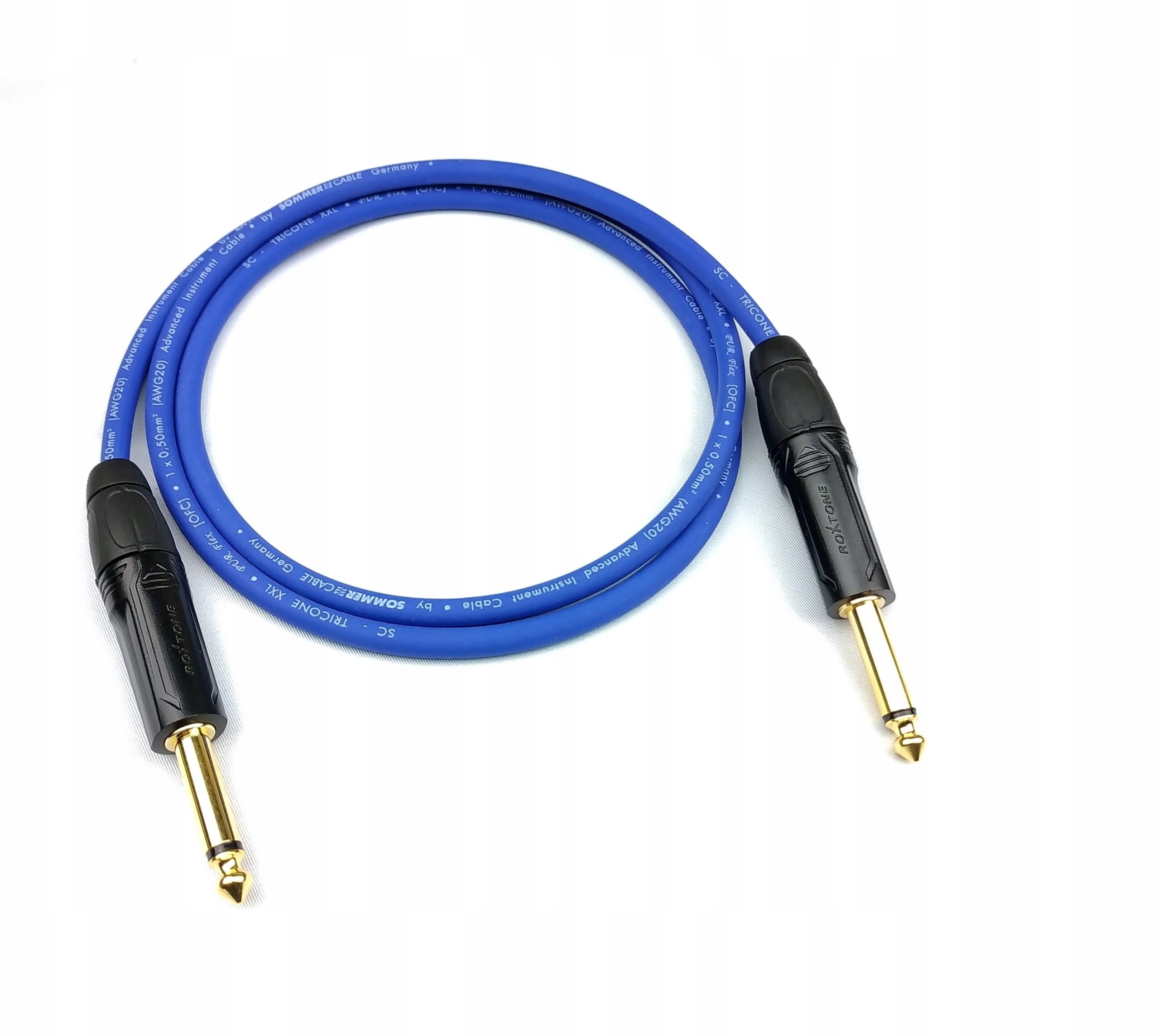 Sommer XXL kabel gitarowy Jack 6,3 mm Roxtone 7m