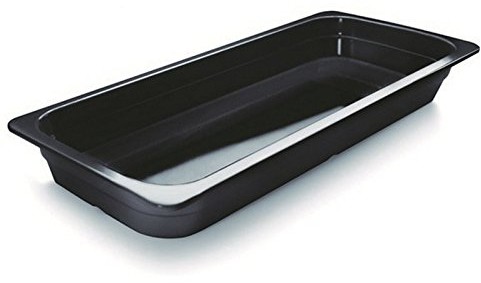 Lacor 66765j czarnym GN-behalter Melamine GN 2/4 X 65 mm, melamina, czarna, 53 x 16 x 7 cm 66765J