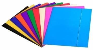 Konfex Teczka z gumką ciemno niebieska tg 06