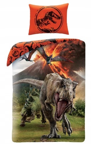 135x200 Pościel Jurassic World Park Dinozaury 9100