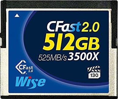 Wise Karta Advanced Blue 3500X CFast 512 GB WI-CFAST-5120 WI-CFAST-5120