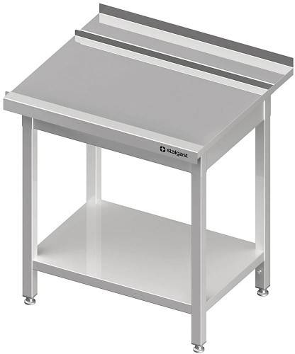 Stalgast Stół wyładowczy P) z półką do zmywarki silanos 800x740x880 mm skręcany 982447080