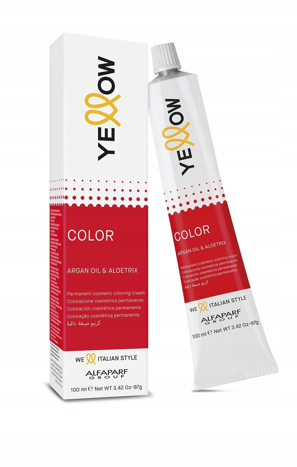 Alfaparf Yellow farba 100ml + oxydant 150ml