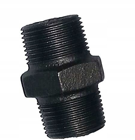 Nypel Czarny 5/4 Cala - Gwint Zewnętrzny