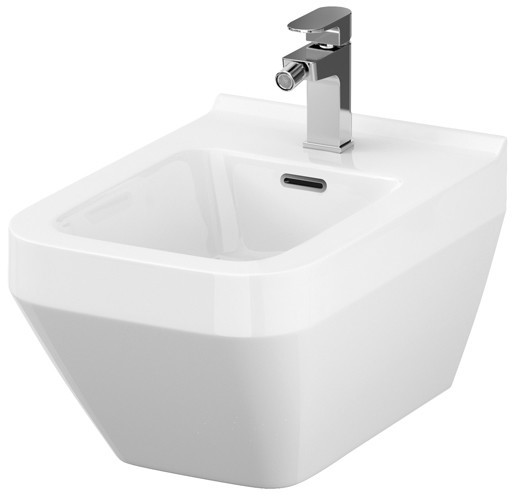 Cersanit Crea Bidet podwieszany 52x35,5 cm z ukrytym mocowaniem biała K114-010