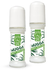 Mugga Zestaw 2szt - Repelent Środek na komary i inne owady Roll-On (kulka) 50ml, 20% DEET 50x2) 50x2