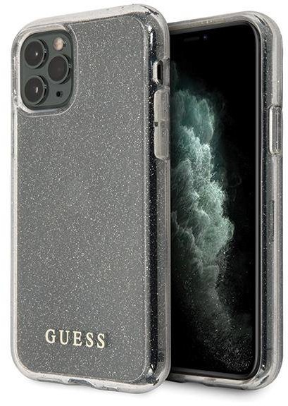 Guess GUHCN58PCGLSI iPhone 11 Pro srebrny/silver hard case Glitter hurtel-60708-0