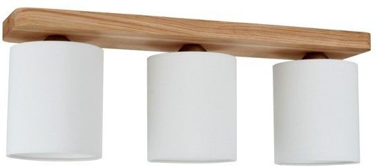Spotlight SPOTLIGHT lampa sufitowa JENTA 3 punktowa drewno dębowe kolor dąb olejowany, 8512374 8512374