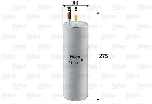 VALEO filtr diesel przeplywowy 587547 587547