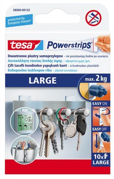 TESA Plastry montażowe POWERSTRIPS