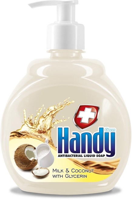 CLOVIN Handy Handy mydło w płynie 500ml mleko-kokos