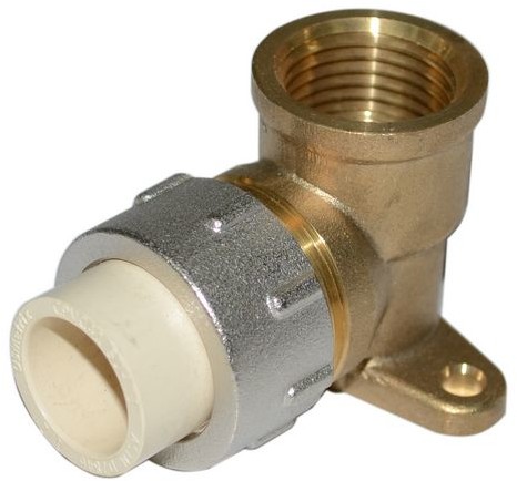 USMetrix Kolanko mosiężne  1/2  z półśrubunkiem GW/KW