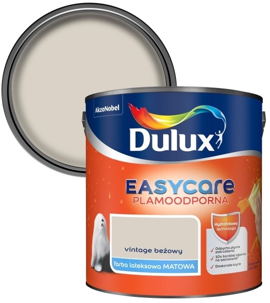 Dulux Farba EasyCare vintage beżowy 2 5 l 5319813