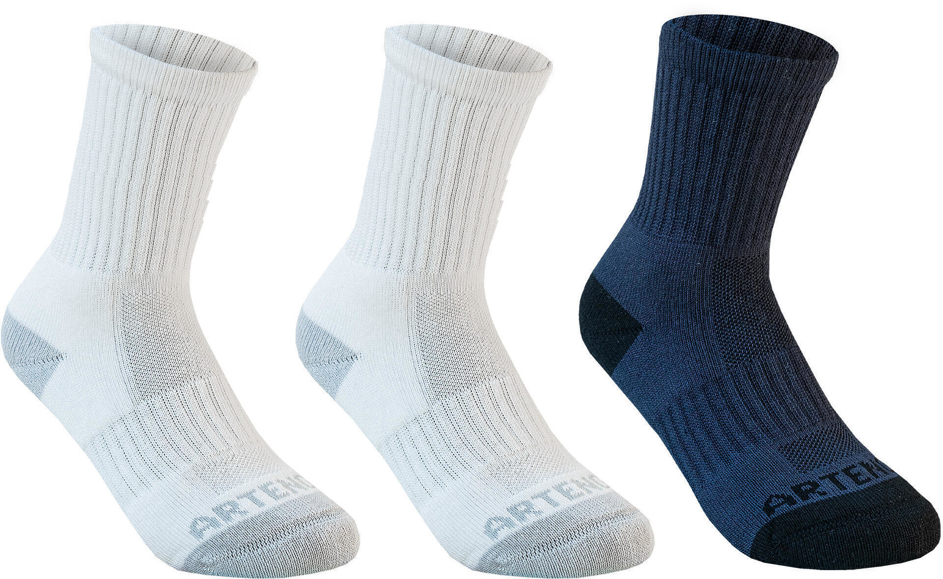 ARTENGO Skarpety sportowe tenis RS500 3 pary unisex