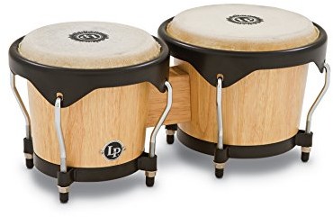 Latin Percussion LP810200 seria miejska naturalna satynowa bongo LP601NYDW
