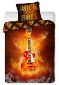 Faro Pościel Młodzieżowa 160x200 Gitara Rock And Roll GITARA