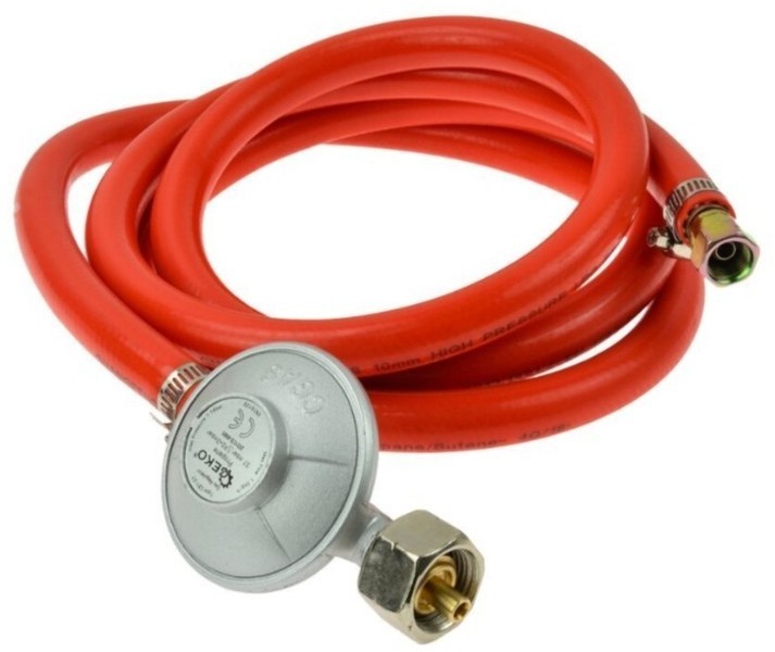 GEKO Zestaw podłączeniowy wąż + reduktor do butli gazowej 11 kg G80541