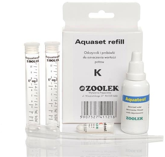 Zoolek Aquaset refill K uzupełnienie testu kropelkowego do pomiaru stężenia potasu