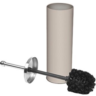 Douceur d'Intérieur douceur D l'intérieur szczotka do WC z białego metalu, 9,5 x 9,5 x 26,5 cm 6ASB221TA