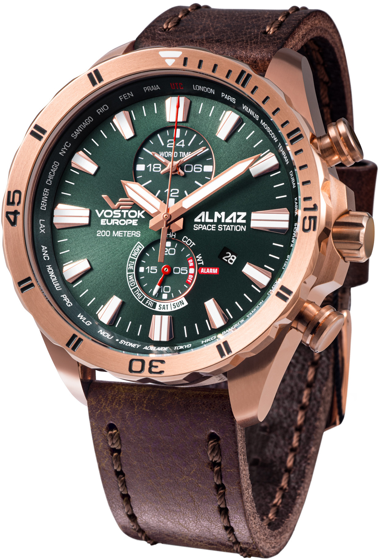 Vostok Europe Zegarek YM8J-320B656 Almaz Multifunction -