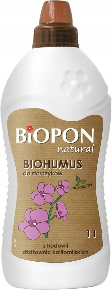 Biopon Natural Biohumus nawóz do storczyków 1 l