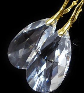 Swarovski Arande Duże Kolczyki ZŁOTE SREBRO HOLOGRAM 1226550276