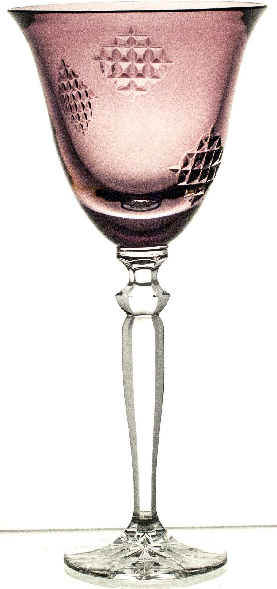 Crystaljulia Kieliszek kolorowy do wina kryształowy łatki 10528) 10528