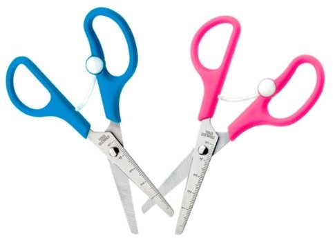 Westcott Nożyce do cięcia  z automatycznego otwierania dla dzieci niebieski 12,7 cm E2055800/B