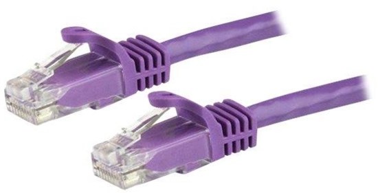 StarTech com Purple Cat6 / Cat 6 Snagless Ethernet Patch Cable 3 m - network cable - 3 m - purple (N6PATC3MPL)
