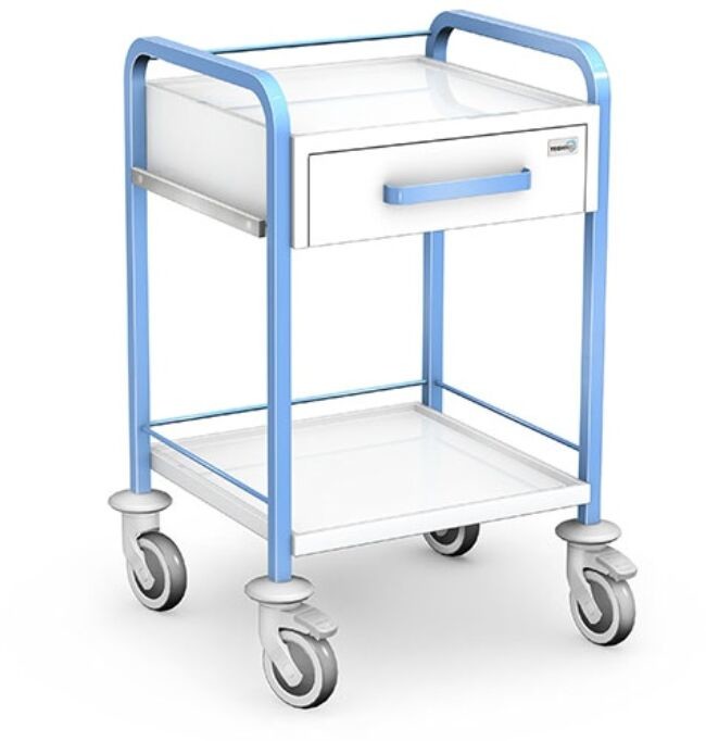 Ztm Tech-med STKO-01/B ST stolik-wózek zabiegowy z szufladą STKO-01/B ST