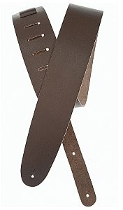 D'Addario Klasyczny skórzany pasek gitarowy D'Addario Basic, brązowy 25BL01