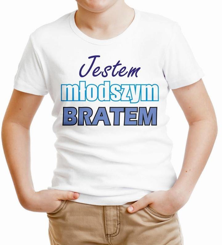 Poczpol Jestem młodszym bratem  - koszulka dziecięca PRZPOC-0-2033