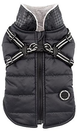 Puppia puppia papd vt1367 zimowe Storm, czarna, XXL
