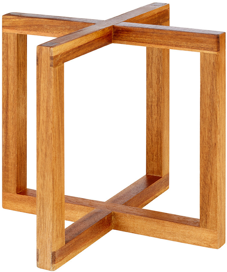 APS Stojak bufetowy 200 x 200 mm, drewniany | Wood 33280