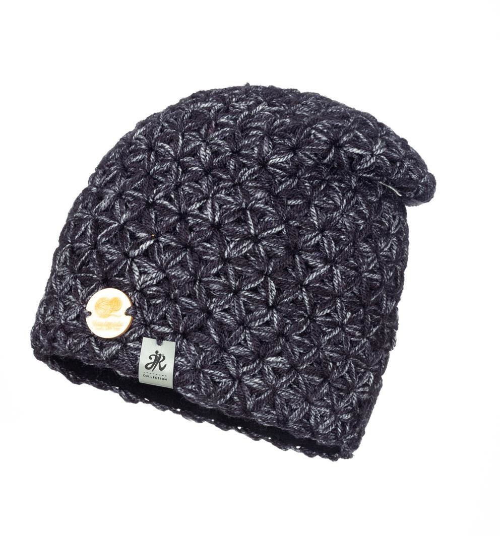 Zimowa ciepła czapka Handmade