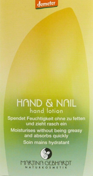 MARTINA GEBHARDT Naturkosmetik HAND & NAIL Emulsja do pielęgnacji dłoni i paznokci 2 ml 63099