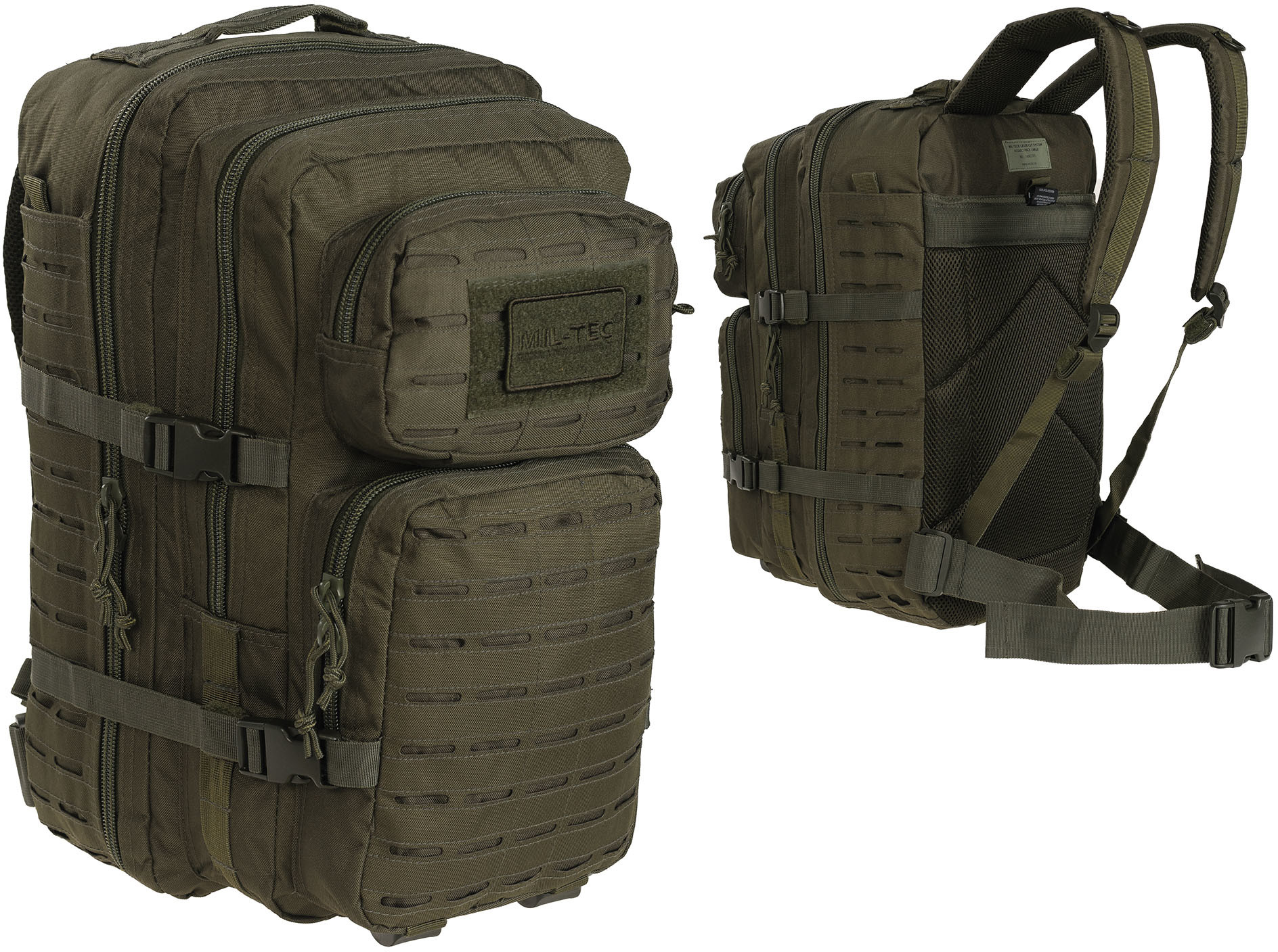 Taktyczny Plecak Assault Laser Cut 36L - Oliv