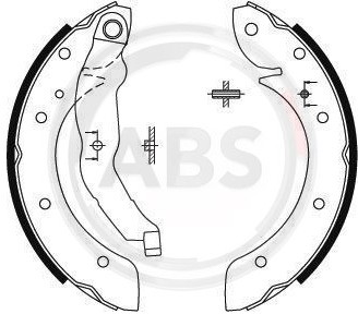 A.B.S. Szczki hamulcowe - komplet 8894