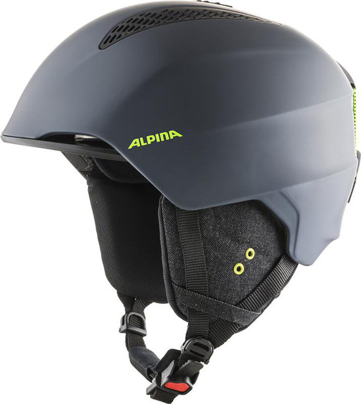 Alpina Grand Ski Helmet, charcoal/neon matt 57-61cm 2020 Kaski narciarskie A9226 3 31