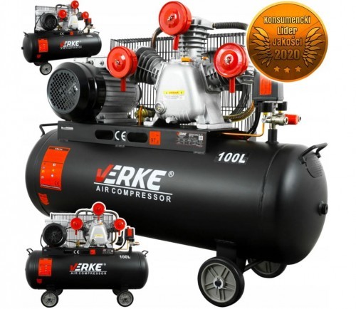 VERKE KOMPRESOR SPRĘŻARKA 100L 4KM 360l/m 230V VERKE V81118