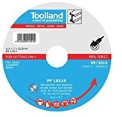 Toolland pf10230 tarcza do cięcia, metalowy, 230 MM średnica (50 szt.) PF10230