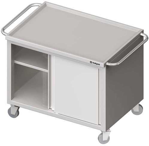 Stalgast Wózek z szafką drzwi suwane 1000x600x850 mm 982046100