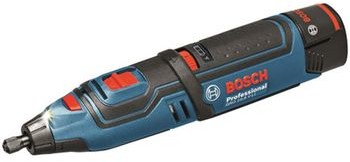 Bosch Akumulatorowe narzędzie wysokoobrotowe GRO 12 V-LI 2x2,0Ah z walizką L-BOXX 06019C5001)