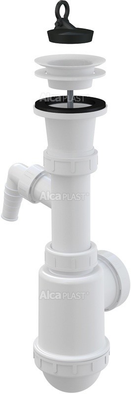 Alca PLAST Alcaplast Syfon zlewozmywaka z podłączeniem pralki sitko plastikowe 70 A442P 50/40 !