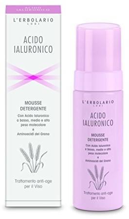 L'Erbolario L 'erbolario kwasu hialuronowego Mousse czyszczący, 1er Pack (1 X 150 ML) 002.470