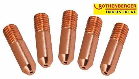 Rothenberger Industrial 530230 dysza elektryczna do palników MIG/MAG M5 0,6 mm, 5-częściowy zestaw dysz