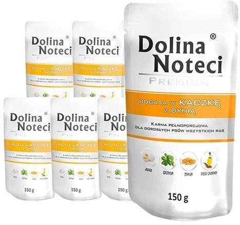 Dolina Noteci Premium Bogata W Kaczkę Z Dynią 150 g x 10 sztuk