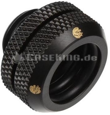 Bitspower adapter G1/4 na 16mm carbon black