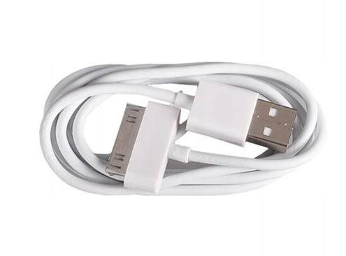 Kabel usb iPhone 4G/4S 1 Metr biały